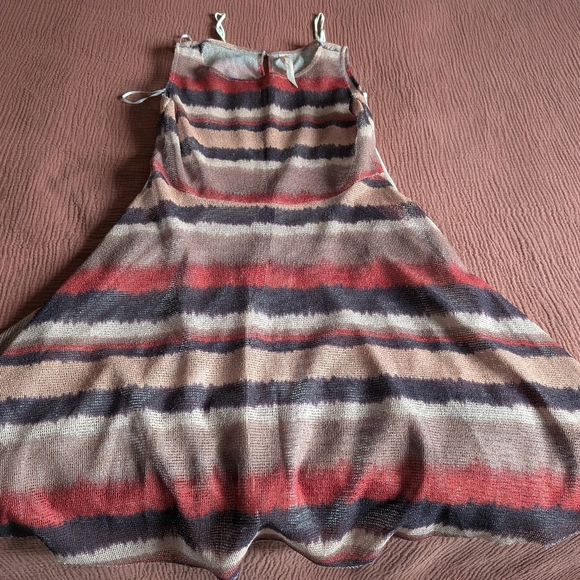 Mystree Sleeveless Mini Dress With Ruffled Slip - Picture 4 of 8